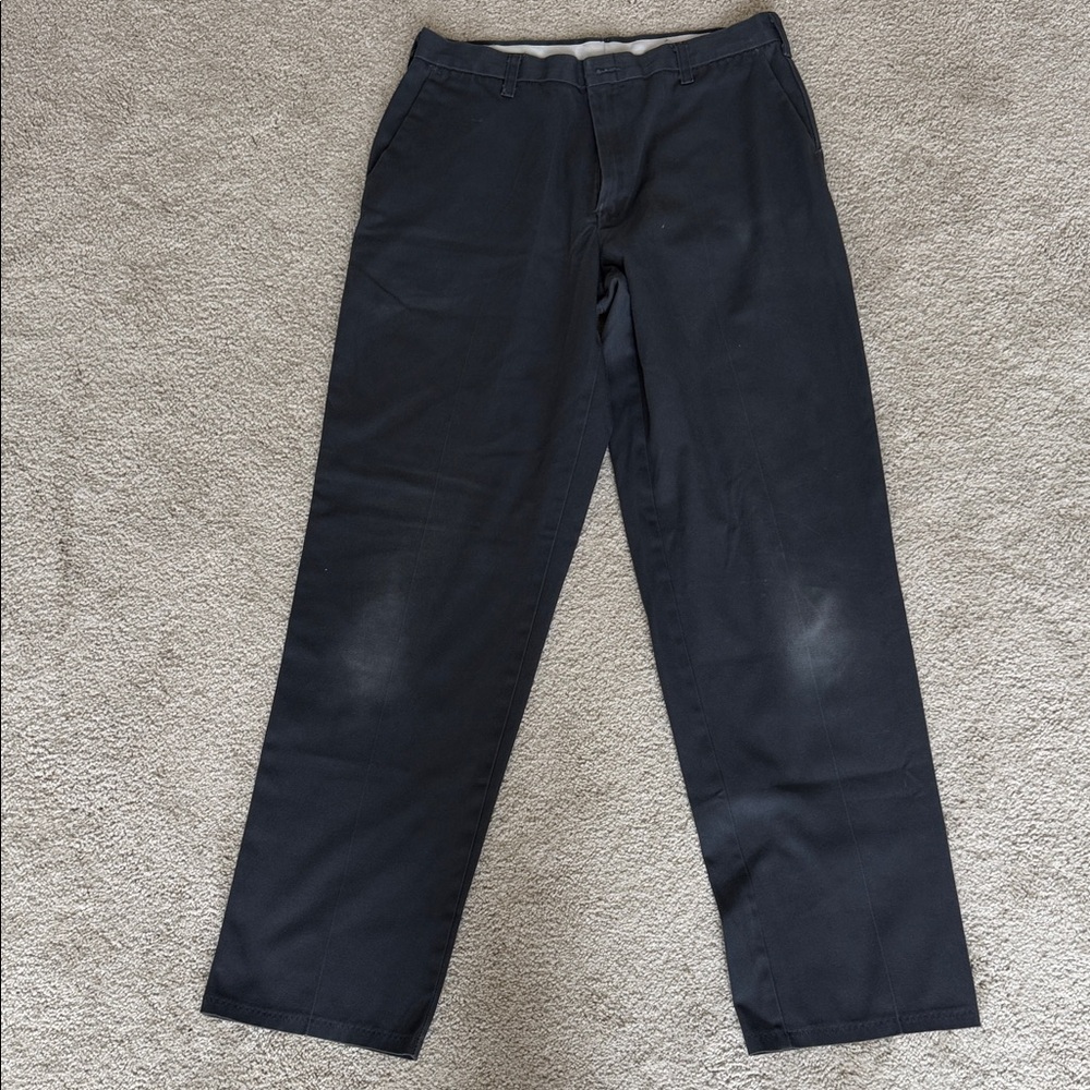 Men's Charcoal Chino Pants - Classic Straight Fit